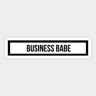 Business Babe Sticker